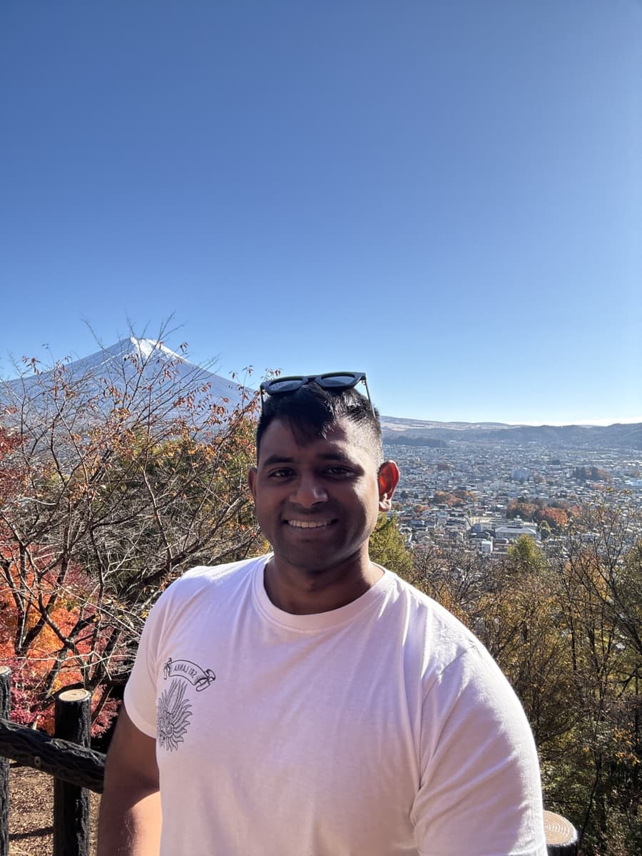 Paul Prathap, smiling